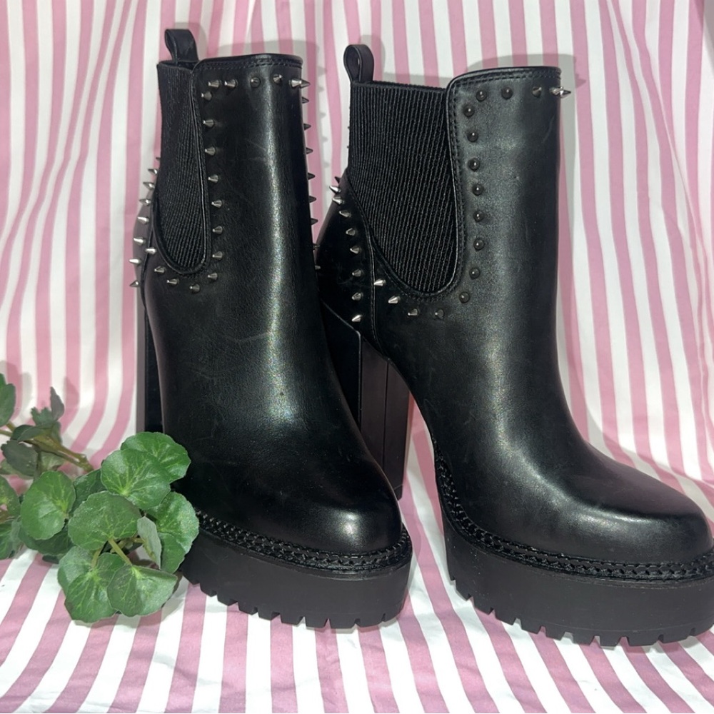 Gianni Bini Platform Studded Boots